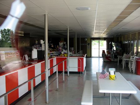 Capri Drive-In Theatre - Very Clean Concession - Photo From Water Winter Wonderland (newer photo)